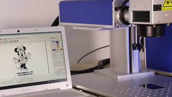 Machine de marquage laser YAG pour bijoux hautement réfléchissants